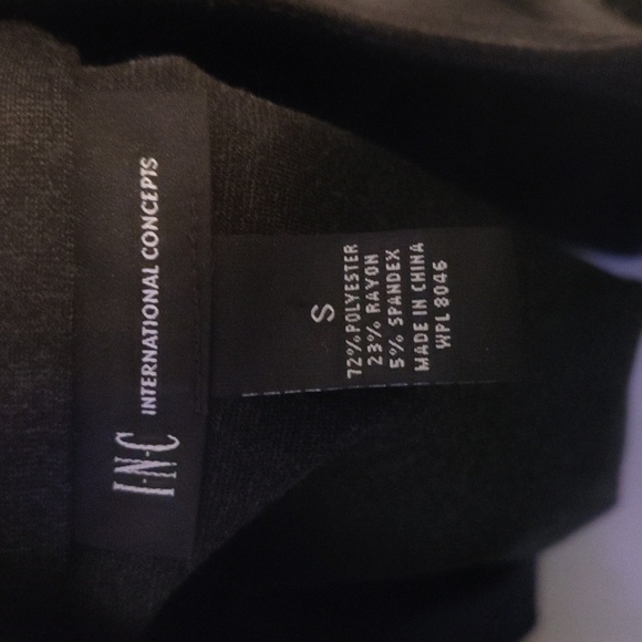 INC  Military Jacket with  Botton Detail Black Gray Size Small - Picture 5 of 8